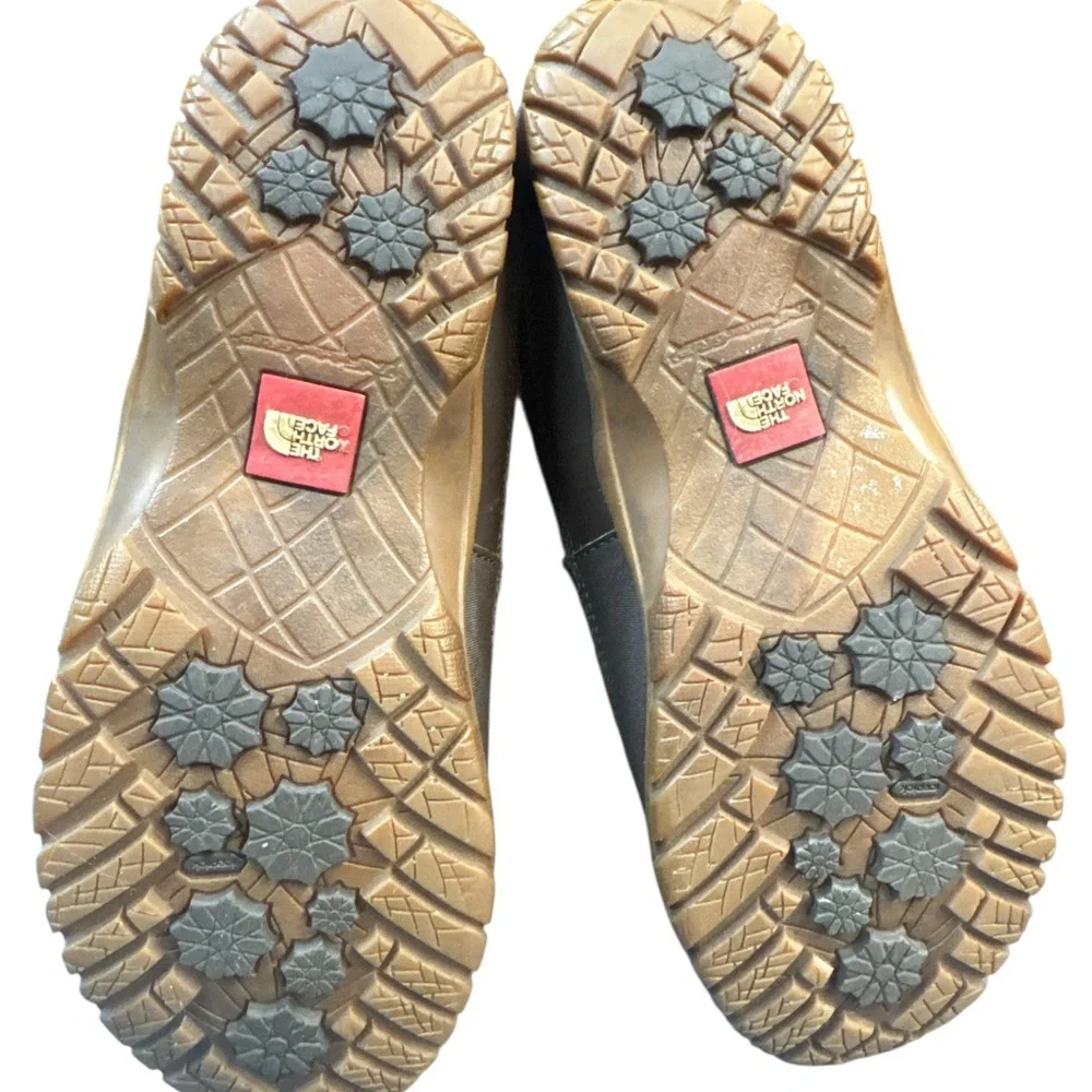 The North Face Women's Brown Suede Winter Boots Primaloft Fur Size 7 - Picture 6 of 9